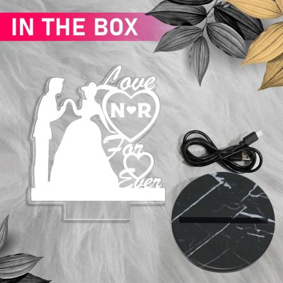 Love Forever lamp Gift for Valentine Day